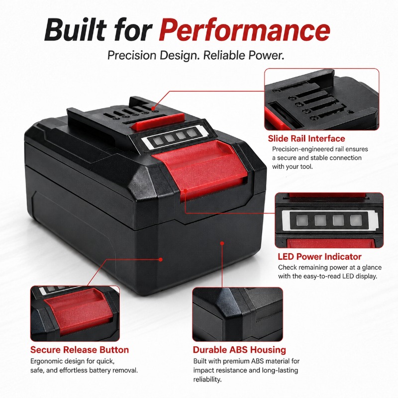بطارية ليثيوم أيون بديلة 18 فو - مراجعة Power Xchange Tools وسعره